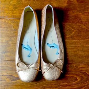 Ted Baker London Rose Gold ballet flats size 8.5